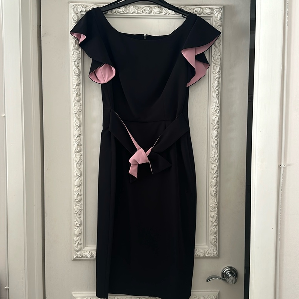 BNWT MILLY BLACK/PINK DRESS